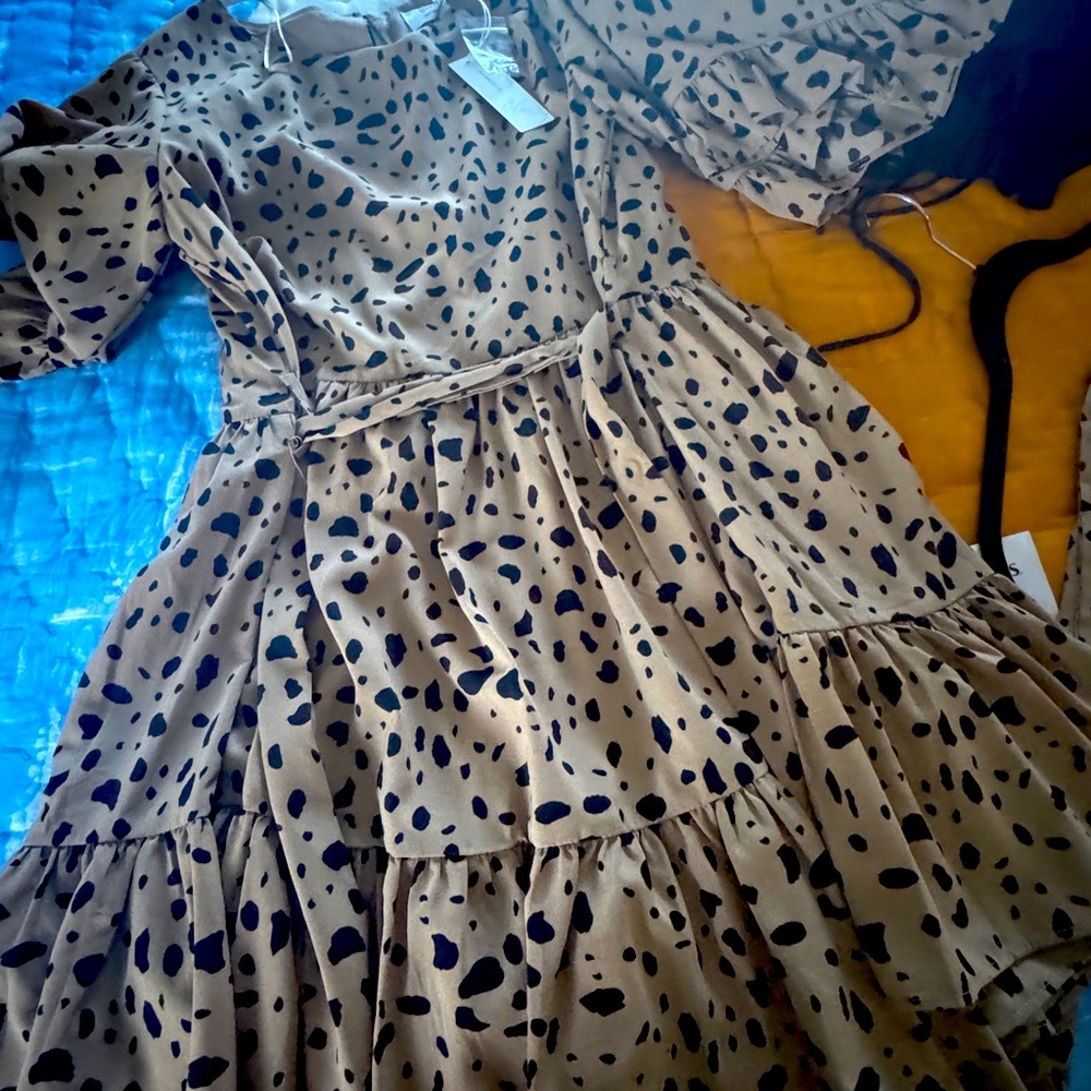 Stylish Polka Dot Dress